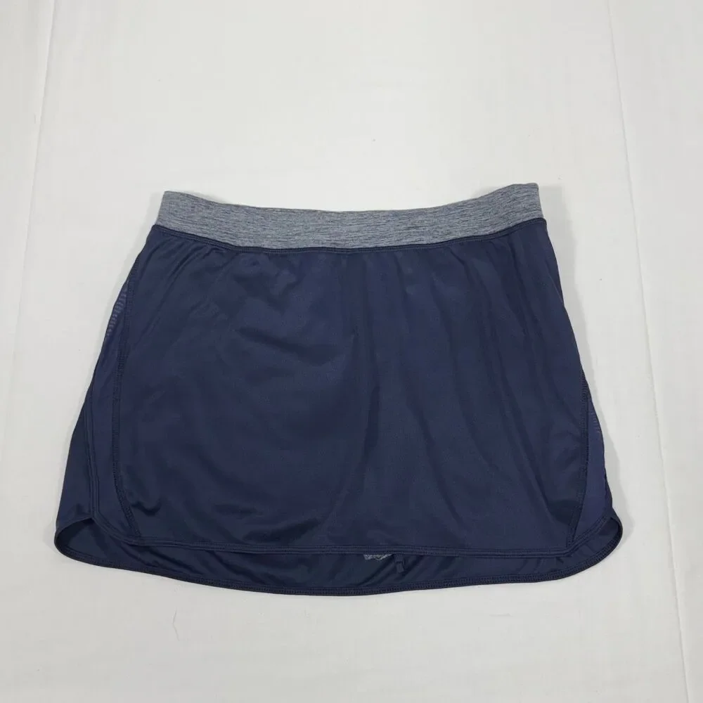 Athletic Tennis C9 Champion Navy Blue Polyester Skort Size L Large